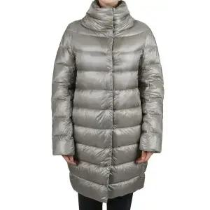 에르노 25FW 여성 도라 구스다운 롱패딩 라이트그레이 PI0177DIC 12017Z 9406