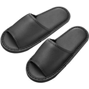 내빈용 가죽레자 실내화 손님용 병원 실내용슬리퍼