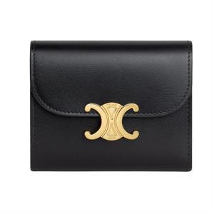 셀린느 스몰 트리옹프 플랩 지갑 - 샤이니 카프스킨 10D783DPV 38NO