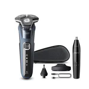 [필립스] SkinIQ 5000 전기면도기 S5880/33 오션 블루+코털제거기 NT1620/15