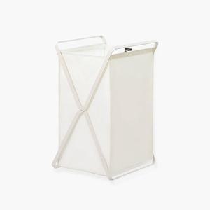 [바이맘]마르다 빨래바구니 접이식 대용량 50L 다용도 바구니 세탁바구니 수건걸이용 아이보리