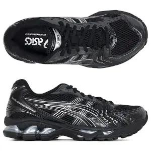 아식스 25FW 블랙 퓨어실버 젤 카야노 14 스니커즈 1201A019 006