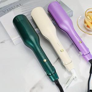 굵은 물결 고데기 웨이브 펌 긴머리 40mm 미용실 볼륨 열펌 컬링 베키샵 헤어 드라이