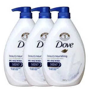 도브 뷰티 너리싱 바디워시 1000gx3개