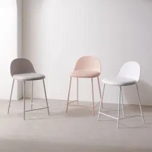 밀라 1+1 홈바의자 아일랜드 카페 식탁의자 높이55cm CMN167