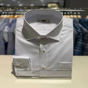 닥스셔츠 일반핏 노케어 화이트 솔리드 긴소매 (DLA3SHDL101A1)