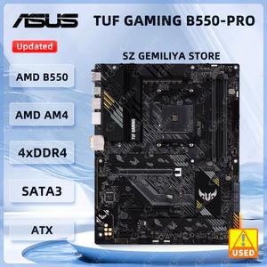 ASUS B550 마더보드 TUF GAMING B550-PRO 마더보드 소켓 AM4 DDR4 128GB M.2 PCIe 4.0 지원 Ryzen 5 55