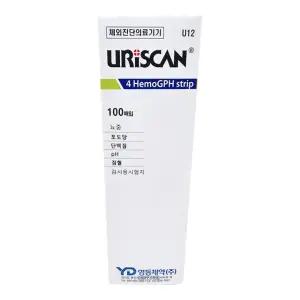 영동제약 유린스틱 4종 100매 소변검사 당뇨검사 단백질 포도당 스트립