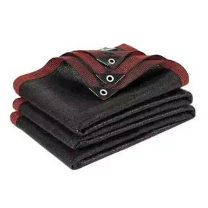 고밀도 차광막 썬쉐이드 옥상 테라스 햇빛가림막 그늘막 실외 천막 블랙 3mx4m