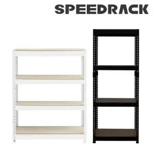 무볼트 조립식 철제 선반 앵글 300 x 200 x 600 h) - 4단  원기둥)