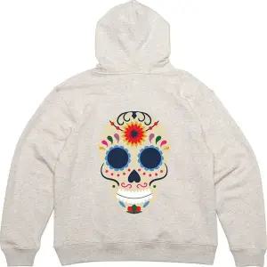 남자기모후드티 기모후드티 뒷면 할로윈 해골파티 이빨 디자인옷