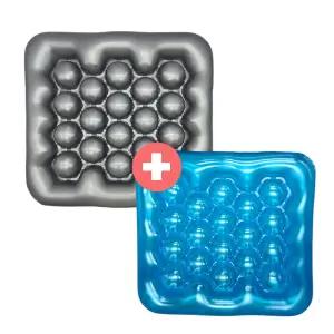 엠디프라임 공기 에어 방석 환자용 사무용 쿠션 욕창 방지[2개]