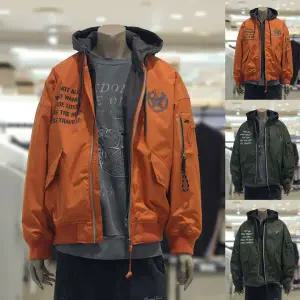 [JEEP] 지프 프린트 후드탈부착 항공점퍼 (JQ3JPU252) 남 여 공용 외투 자켓 가을 간절기 아우터