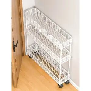 문뒤수납장 좁은 얇은 책장 슬림 공간활용 공간 틈새 선반