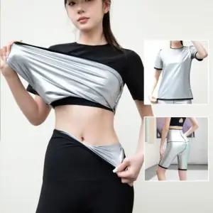 여성 반팔 땀복 상하 세트 ELT-010스포츠땀복 운동땀복 땀복세트 사우나슈트