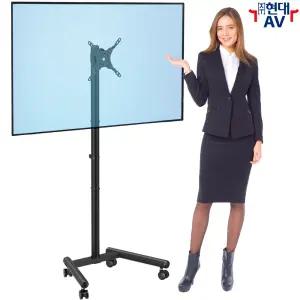 현대AV HD-FS62-22TW TV/모니터 이동형 스탠드, 55인치/20kg/VESA 200x200mm 이내 지원, 화면 높낮이 조절 가능, 다양한 암(arm) 추가 가능, 케이블 정리 기능, 한글 설치안내서 동봉