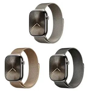 Apple Watch 11 GPS + Cellular 46mm 내추럴 티타늄 케이스/밀레니즈 루프 (내추럴/골드/슬레이트) 선택