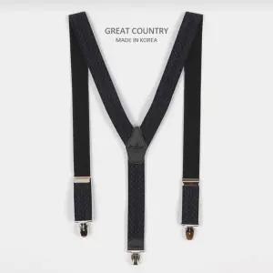 프리미엄 클래식 서스펜더 블랙 네이비 체크/셔츠/멜빵/벨트/가죽/고급/맬빵/골프/남성/선물용/남성용/선물