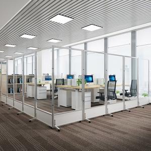 투명 아크릴 파티션 가림막 회의실 식당 접이식 가벽 격리