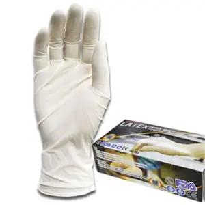 주방요리용 논슬립 라텍스장갑 아이보리 S 100매 쉐프 청소용 실험실