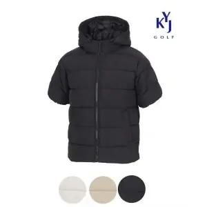 [김영주골프] 겨울 후드 경량 스윙 반팔패딩 커풀룩 남성 골프 패딩점퍼 DPWMJP26 773492