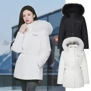 갤러리아 디스커버리 여성 밀포드 베르텍스 구스다운 미드패딩 DWDJ9K056