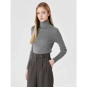 [GGPX]심플 베이직 비스코스 하이넥 긴팔 니트 (GODKT003D)