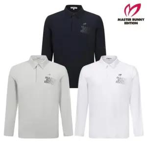 MASTER BUNNY 남성 겨울 소프트 로고 카라 티셔츠 11-D4TO401