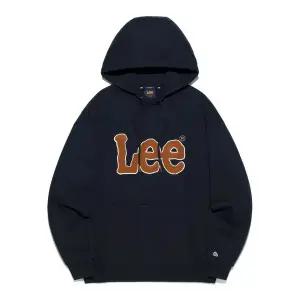 [LEE] 부클 트위치 로고 기모 후드 티셔츠 네이비 LE2504HD05 NA