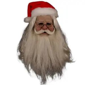 산타할아버지 얼굴마스크 실리콘가면 풀페이스 분장 가면 코스튬