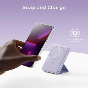 Anker 622  보조베터리 MagGo 5000mAh  무선 배터리 호환용 Magsafe iPhone 15 pro용 얇고 가벼운 휴대용