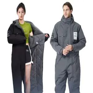 보온 방한 작업복 기모 일체형 정비복  배달 우주복