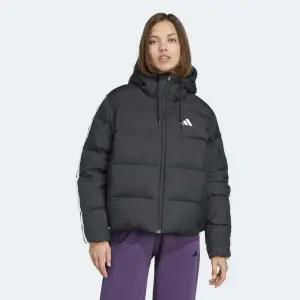 [아디다스](신세계 사우스시티)[여성] 에센셜 클라이마웜 3-스트라이프 푸퍼 다운 후드 재킷 (JW3429) ...