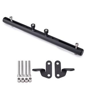 LEDISHUN 다기능 크로스바 밸런스 바 CNC 알루미늄, GPS 내비게이션 핸들바 마운트 브래킷 연장, 야마하 TMAX 560 2022-2023-2024 (블랙) 호환