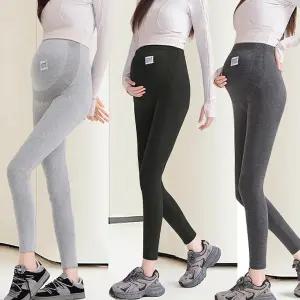 임산부 레깅스 배받침 임부복 요가복 하의 통기성좋은 신축성 사계절용 편한 데일리 출근 운동복