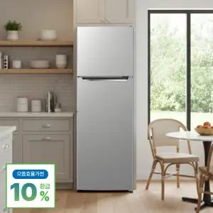 [으뜸효율] 캐리어 1등급 301L 메탈실버 2도어 일반냉장고 KRNT301SEM1