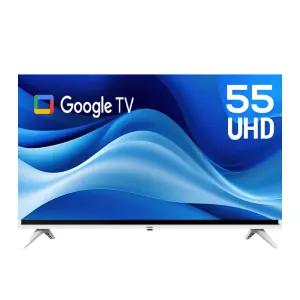 프리토스 55인치 스마트TV 구글 오프화이트 제로베젤 1등급 중소기업TV