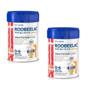 루비락 골든그램 1단계 아기 분유 덴마크 800g X 2캔 BNS