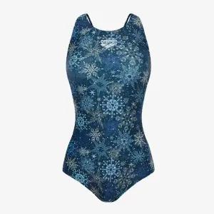 [아레나](대전신세계)여성 실내수영복 스노우크리스탈 원피스 입기편한 U백 (A5FL1LO13NVY)(브라캡별도)