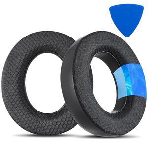 AHG 액세서리 하우스 글로벌 프리미엄 배티스 쿨링 젤 이어 패드 쿠션은 Focal Bathys 및 MG 헤드폰(블랙)과 호환됩니다. 간편한 DIY 핏 | 쿨 추가 두꺼운 편안함 소재