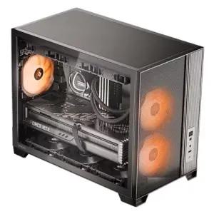 :안텍 Antec FLUX M MESH 미니타워 컴퓨터 PC 케이스 (블랙)