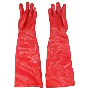 방수 고온 내성 끓는물 200도 내열 35CM 장갑 60CM B.35cm(1쌍) 요리 고무