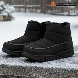 키즈 밴딩 털 슬리퍼 어린이 스웨이드 아동 유아 겨울 방한화 기모 실내화