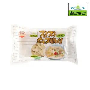 [칠갑농산 유한회사]칠갑농산 감자수제비 380g(2인분) x 3개 [총 6인분] (스프 포함)