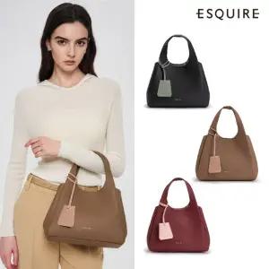 (신상! 10%즉시할인)[에스콰이아] 25FW 에이블 레더 컬렉션 버킷 토트백