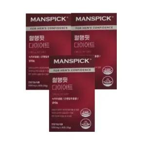 맨즈픽 혈행핏다이어트 30정 3박스 다이어트 솔루션