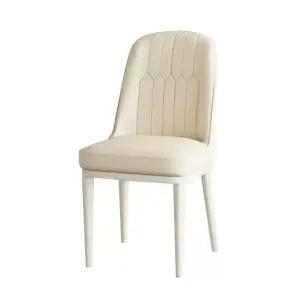 팔걸이없는 식탁의자 밀크카 번개 체어그레이 상담실의자 등받이