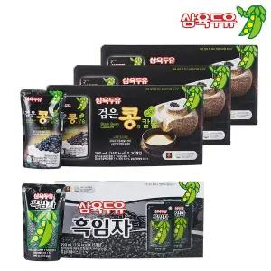 [삼육두유]검은콩과 칼슘 & 흑임자 두유 파우치 190ml 80팩