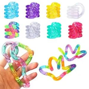 탱글 피젯토이 트위스트 팝 튜브 스트레스해소 장난감