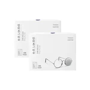 자우버 김서림방지 안경닦이 안티포그 티슈 50매X2개